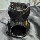 Ceramic Diffuser - Shiny Black Cat