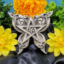 Butterfly Pentacle Stone Finish Plaque