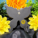 Butterfly Pentacle Stone Finish Plaque