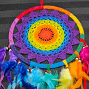 Dreamcatcher - Woven Chakra 8.5" Diameter