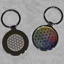 Porte-clés - Chakra Fleur de Vie 1.75"