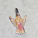 Pendentif ange en cristal aurore boréale - 35 mm