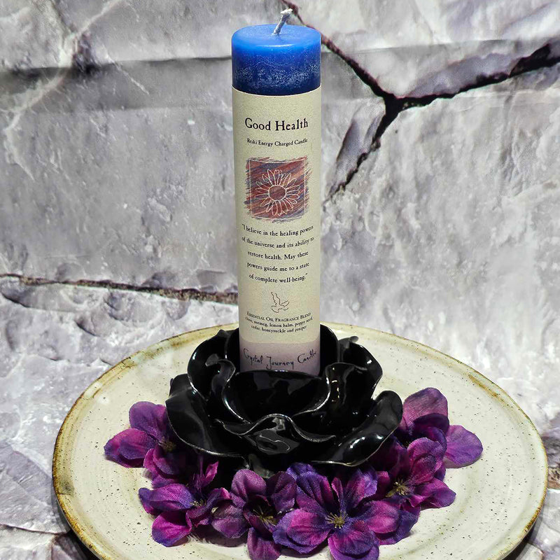 Herbal Magic Pillar Candle - 7" Tall - Good Health