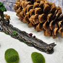 Polyresin Incense Holder - Green Man with Owl - Sticks