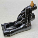 Backflow Incense Holder - Ceramic Bamboo