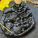 Backflow Incense Holder - Cascading Rocks - cones /sticks