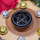 Cast Iron Incense Burner With Pentacle Lid
