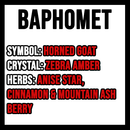 Besom - Fabriqué à la main - Baphomet 14.5"L