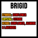 Balai - Fabriqué à la main - Brigid 14,5"L
