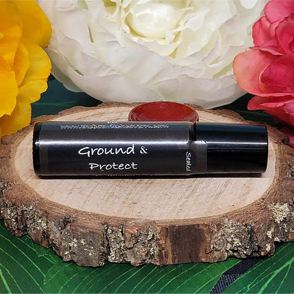 Roller Ball - Ground & Protect Magick Essential Oil Blend (3% Dilution)
