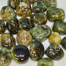 Green Garnet Tumbled Stone