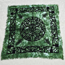 Altar Cloth - Green Man Design - 18" x 18"
