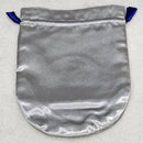 Silver Satin Dragon Tarot Bag