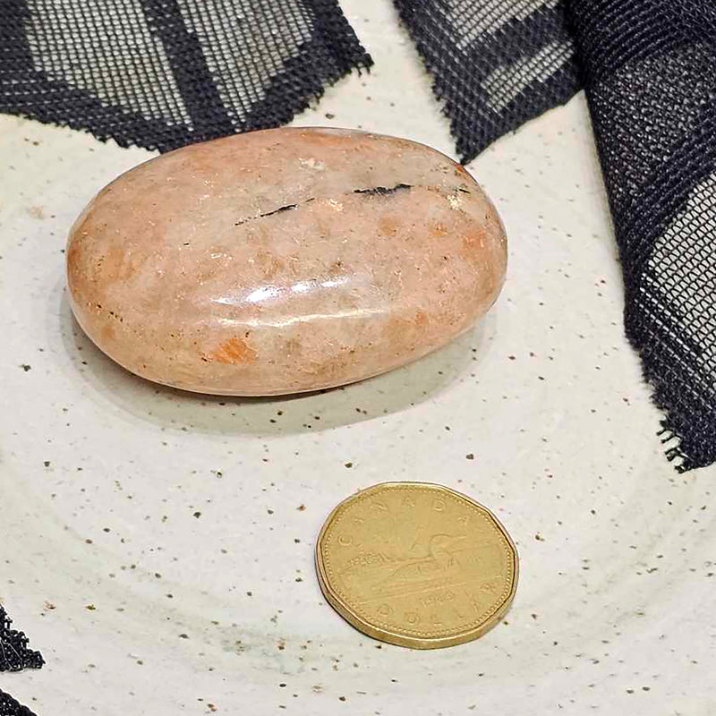 Palm Stone - Sunstone 1.5"-2.5" (Small)