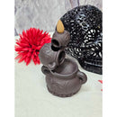 Backflow Incense Holder - Triple Cauldrons - Cones