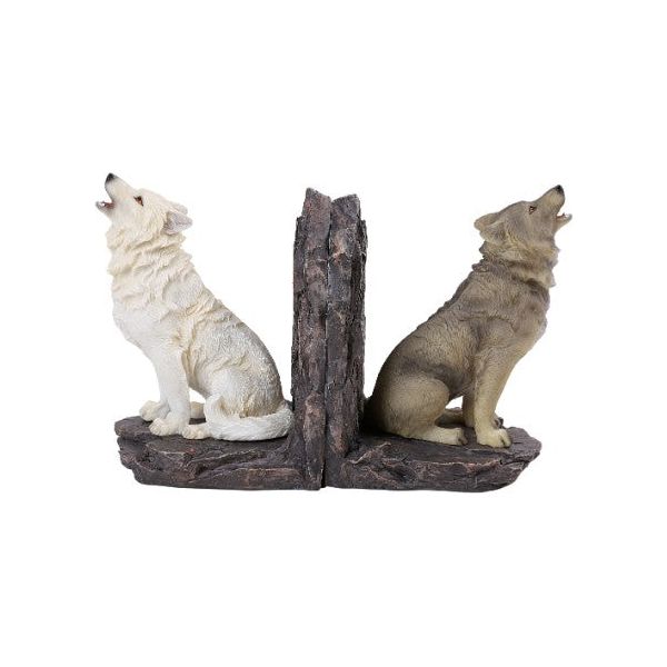 Wolf Bookends