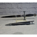 Athame - Celtic Design - 13.75" Long-Home/Altar-Azure Green-The Bat Witch Cavern