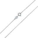 Sterling Silver Box Link Chain - 24"-Jewellery-Kheops-The Bat Witch Cavern