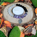 Bracelet - 8mm Beads Protection w/Fatima Hand