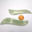 Masseur facial Gua Sha en aventurine verte (vendu à l'unité)