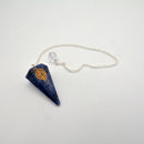 Pendule - Pierre précieuse - Sodalite avec symbole Cho-Ku-Rei