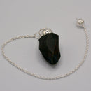 Pendulum - Gemstone - Rough Bloodstone-Crystals/Stones-Kheops-The Bat Witch Cavern