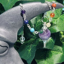 Pendulum - Amethyst Nickle Plated Sephoroton w/Chakras