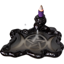 Backflow Incense Holder - Triple Moon Goddess-Scents/Oils/Herbs-Kheops-The Bat Witch Cavern