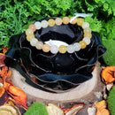 Bracelet - 8mm Beads - Yellow Jade