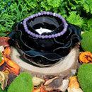 Bracelet - Pierres boules 4mm - Lépidolite