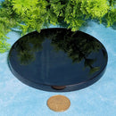 Miroir de divination en obsidienne noire - 5"