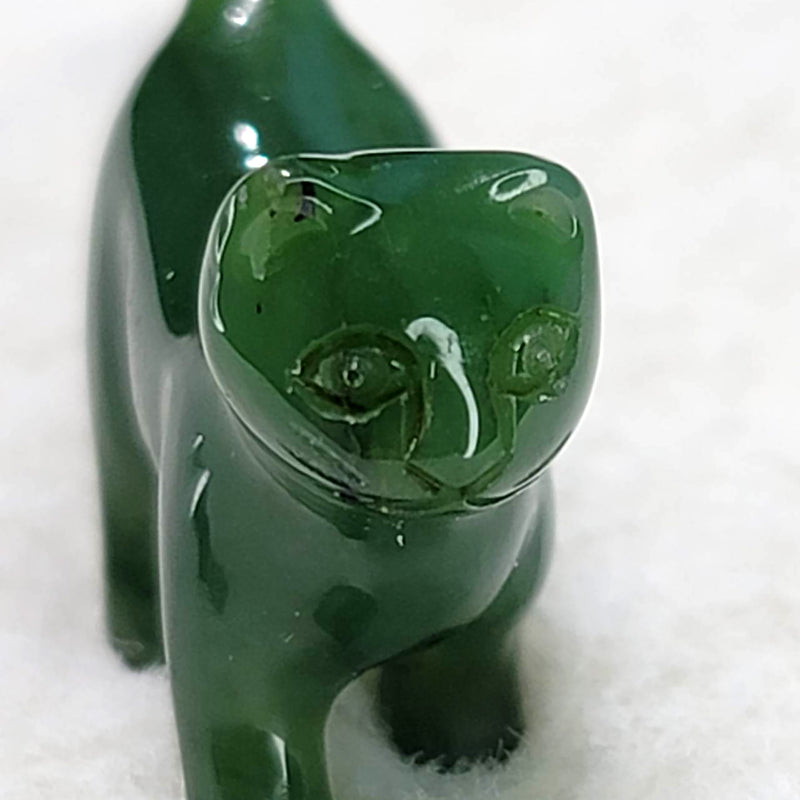 Cat - Canadian Nephrite Jade 1"
