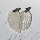 Pendentif en cristal - Aile d'ange 1,5" (simple)