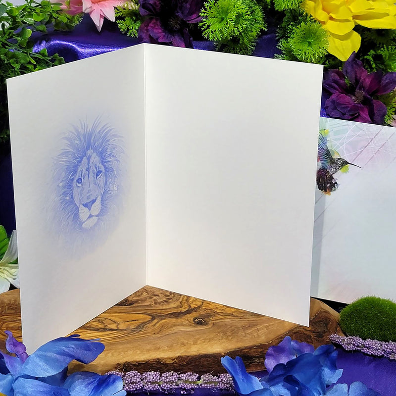 Card - Lion Magic - Strength by Karin Roberts