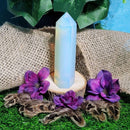 Obélisque poli Opalite (hauteur 4 po)