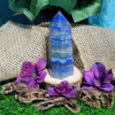 Obélisque poli lapis-lazuli (hauteur 3,75 po)