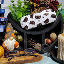 Black Cat Print Eye Glass Case