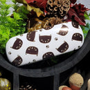 Black Cat Print Eye Glass Case
