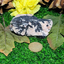Rough Nugget - Black Tourmaline with Feldspar