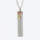 Pendant - Aroma Therapy Tube - Silver Cat-Jewellery-Quanta Distribution Inc.-The Bat Witch Cavern