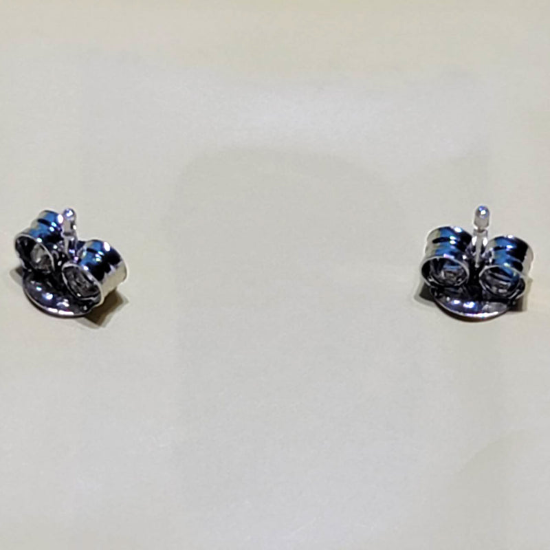 Earrings - Australian Black Jade Dome Studs