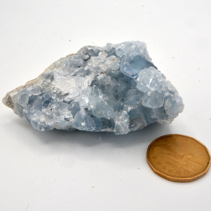 Celestite Clusters - Variants of Each-Rock Tumbling-Kheops-Variant 15 - 218grams-The Bat Witch Cavern