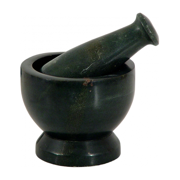 Mortar & Pestle - Natural Soapstone 3"-Home/Altar-Kheops-The Bat Witch Cavern