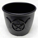 Pot en métal Triple Lune Pentacle Mini Bougeoir