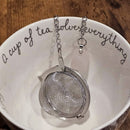 Stainless Steel Tea Infuser - With Crystal Magick