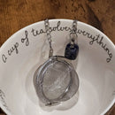 Stainless Steel Tea Infuser - With Crystal Magick