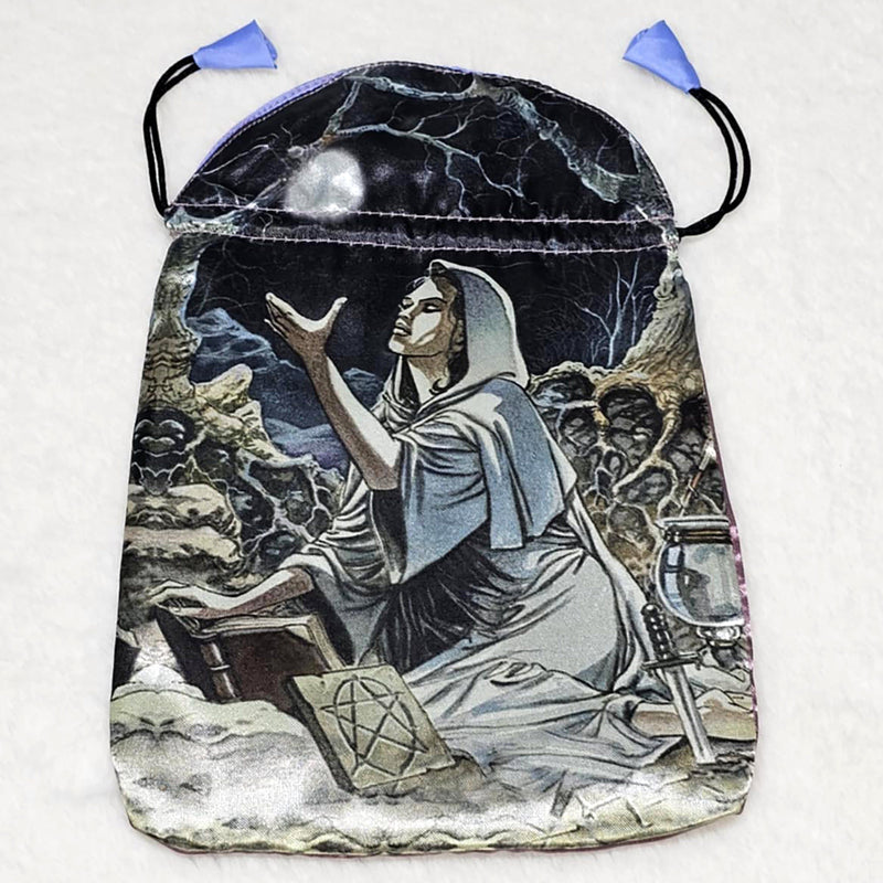 Tarot Bag - Drawing Down the Moon - 6" x 9"