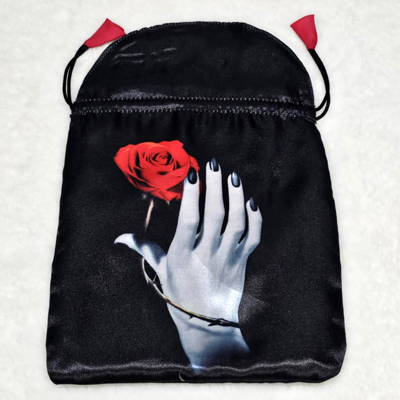 Tarot Bag - Rose in Hand - 6" x 9"