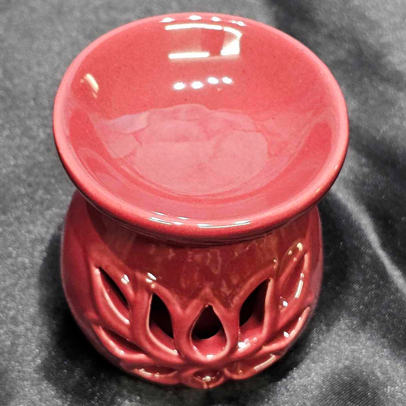 Ceramic Diffuser - Lotus - Burgundy