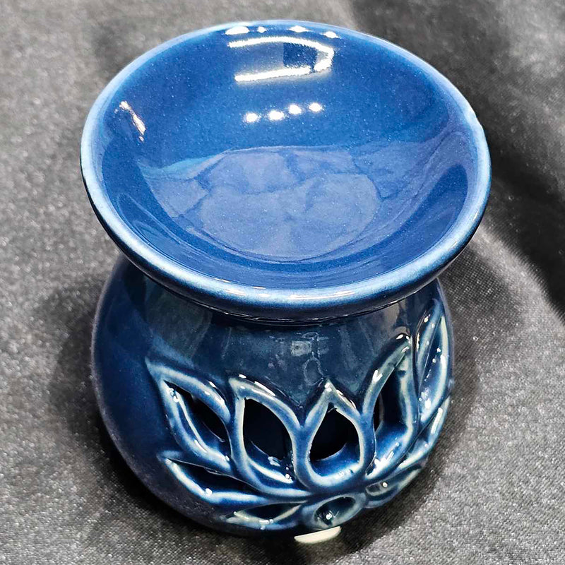 Ceramic Diffuser - Lotus - Blue